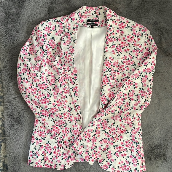 NWOT RW & Co Floral Spring Suit Blazer - Picture 2 of 7